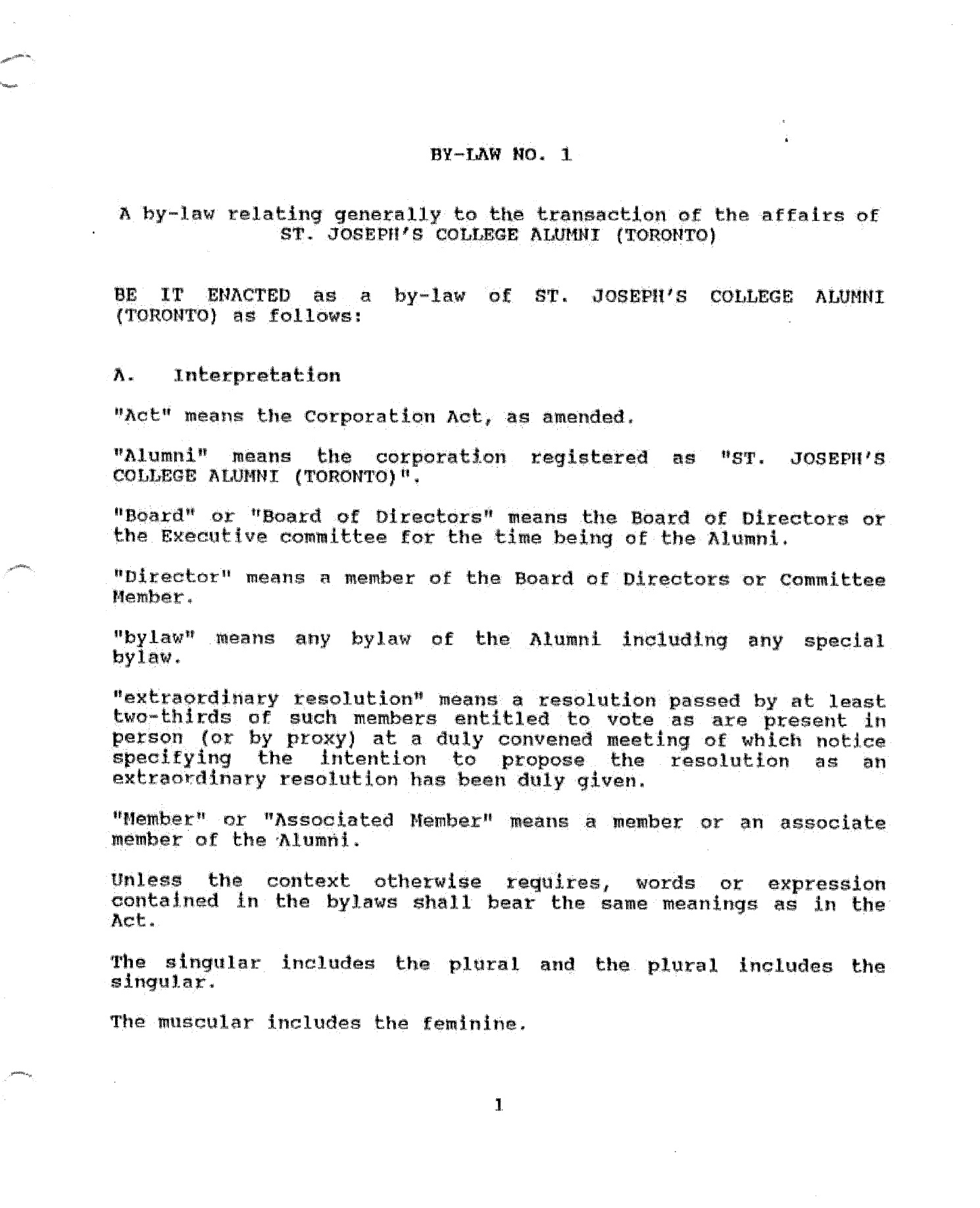 Exhibit #22 - SJCOBAHKTO By law