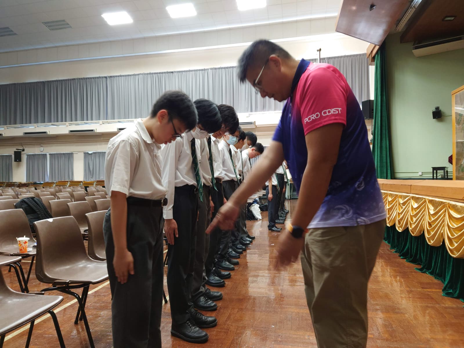Training Programme for School Flag Raising Team Members
